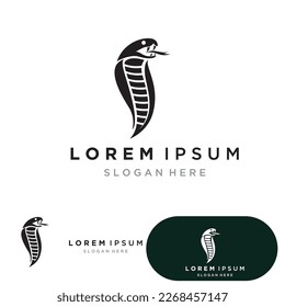viper snake logo design element  danger snake icon. viper symbol