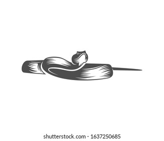 Viper snake logo design vector, Animal graphic, Snake design Template illustration