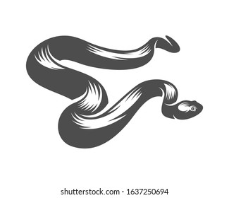 Viper snake logo design vector, Animal graphic, Snake design Template illustration