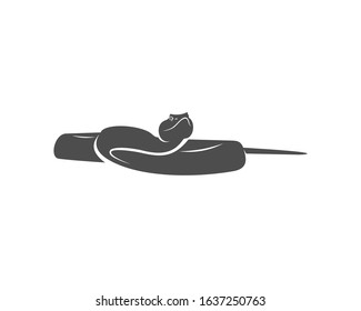 Viper snake logo design vector, Animal graphic, Snake design Template illustration