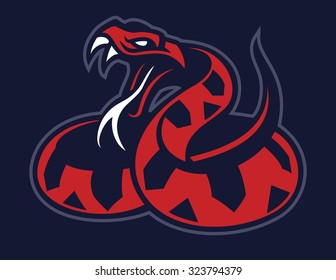 Viper Snake Mascot