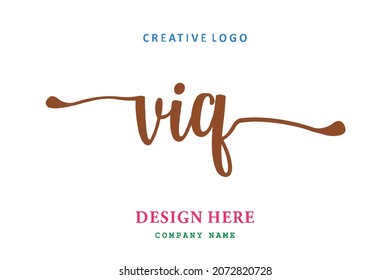 VIQ lettering logo is simple, easy to understand and authoritative