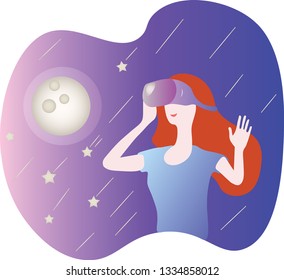 vir vector illustration. Concept for web design, app, print 