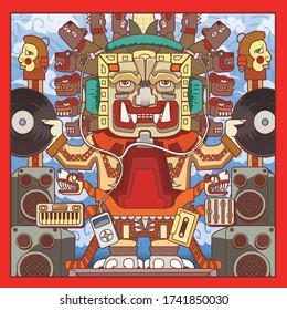 
Viracocha God Aztec Music Peruvian