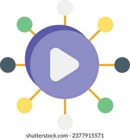 Viral

 flat icon design style 