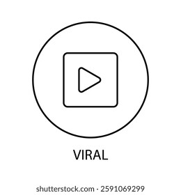 viral icons  symbol vector elements for infographic web