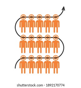 Viral idea chain, pass information through social connections