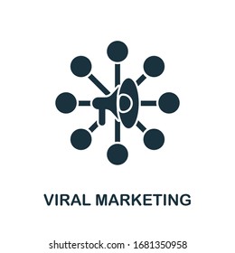 Viral Marketing icon from affiliate marketing collection. Simple line Viral Marketing icon for templates, web design and infographics