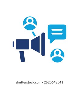 Viral Marketing Icon Mixed Vector Illustration