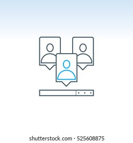 Viral Marketing Icon, Vector