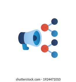 Viral Marketing icon in vector. Logotype