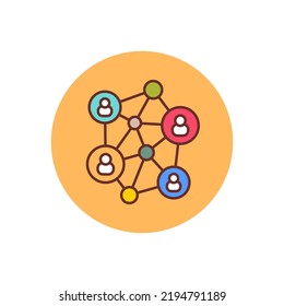 Icono de marketing viral en vector. Logotipo
