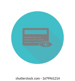 Viral marketing long shadow icon. Simple glyph, flat vector of web icons for ui and ux, website or mobile application