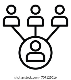Viral Marketing Vector Icon