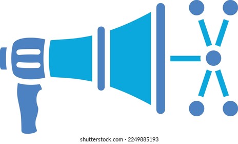Icono vector de marketing viral. Se puede usar para imprimir, móviles y aplicaciones web.