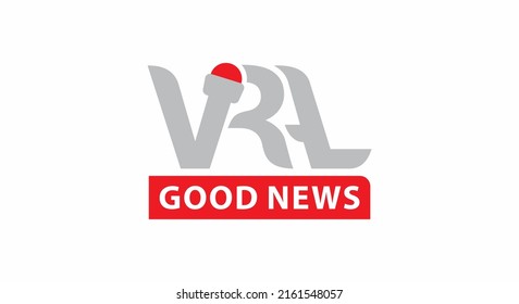 Viral News Logo Illustration Design. Vector