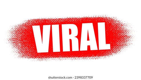viraler Aufkleber, Design, Vektorhintergrund