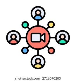 Virality Icon Element For Design