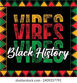 Vires, Black history month, Designs Bundle, Streetwear T-shirt Designs Artwork Set, Graffiti Vector Collection for Apparel and Clothing Print.