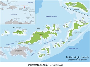 The Virgin Islands commonly referred to as the British Virgin Islands, is a British overseas territory located in the Caribbean to the east of Puerto Rico