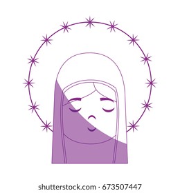 Virgin mary cartoon