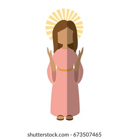 Virgin mary cartoon