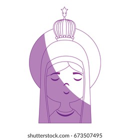 Virgin mary cartoon