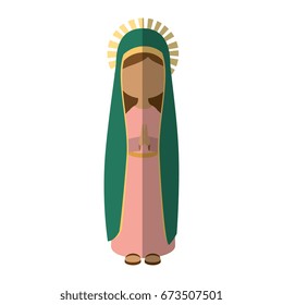 Virgin mary cartoon