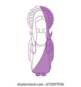 Virgin mary cartoon