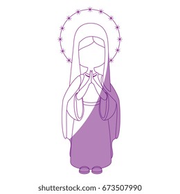 Virgin mary cartoon