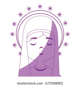 Virgin mary cartoon