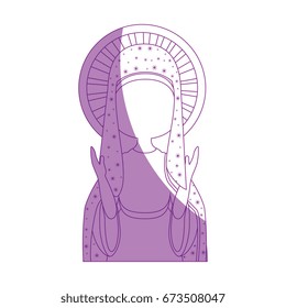 Virgin mary cartoon