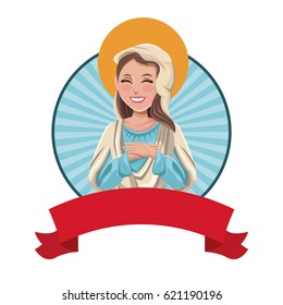 virgin mary catholic sac image