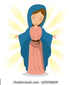 virgin mary holiness divine image