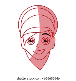 Virgin mary mother of god cartoon