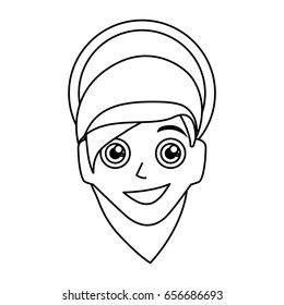 Virgin mary mother of god cartoon