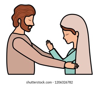 virgin mary and saint joseph