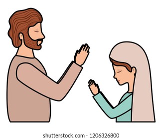 virgin mary and saint joseph