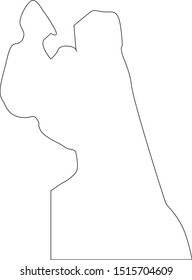 virginia beach county map in state of Virginia