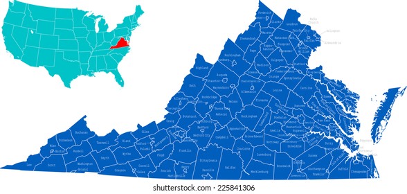 Virginia Map