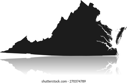 Virginia map