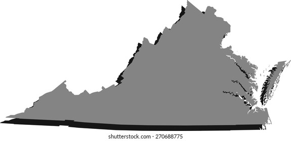 Virginia map