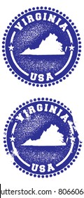 Virginia USA Stamps