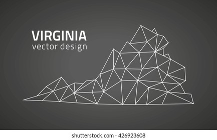 Virginia vector polygonal map