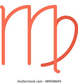 virgo flat icon