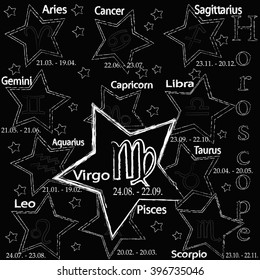 Virgo . Horoscope . Zodiac .