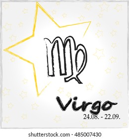 Virgo . Horoscope . Zodiac .