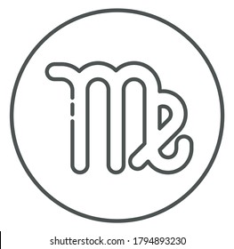 Virgo icon vector illustration design