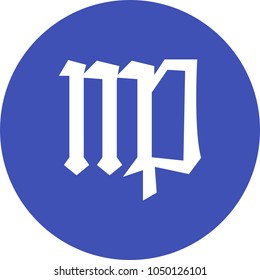 Virgo Sign icon