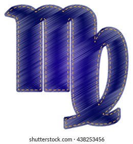 Virgo sign illustration